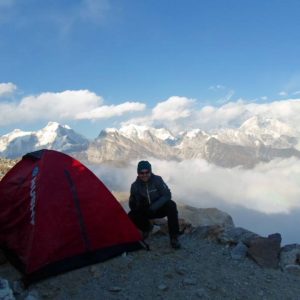 Renjo La pass (5 360 metres above sea level), Himalayas, Nepal